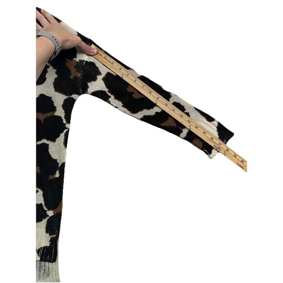 Show Me Your Mumu Hug Me Sweater Wildcat Knit Size X Small Oversized - Picture 10 of 11